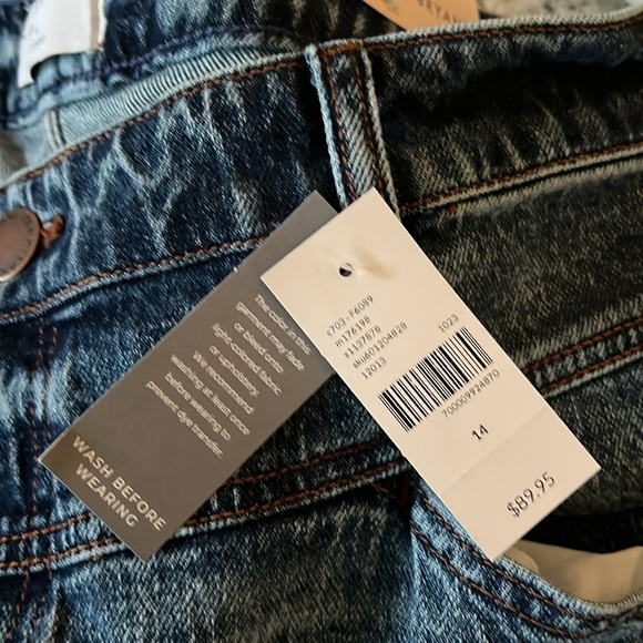 Lane Bryant Boyfriend Fit Jean With Plaid Cuff Size 14 - Picture 8 of 9